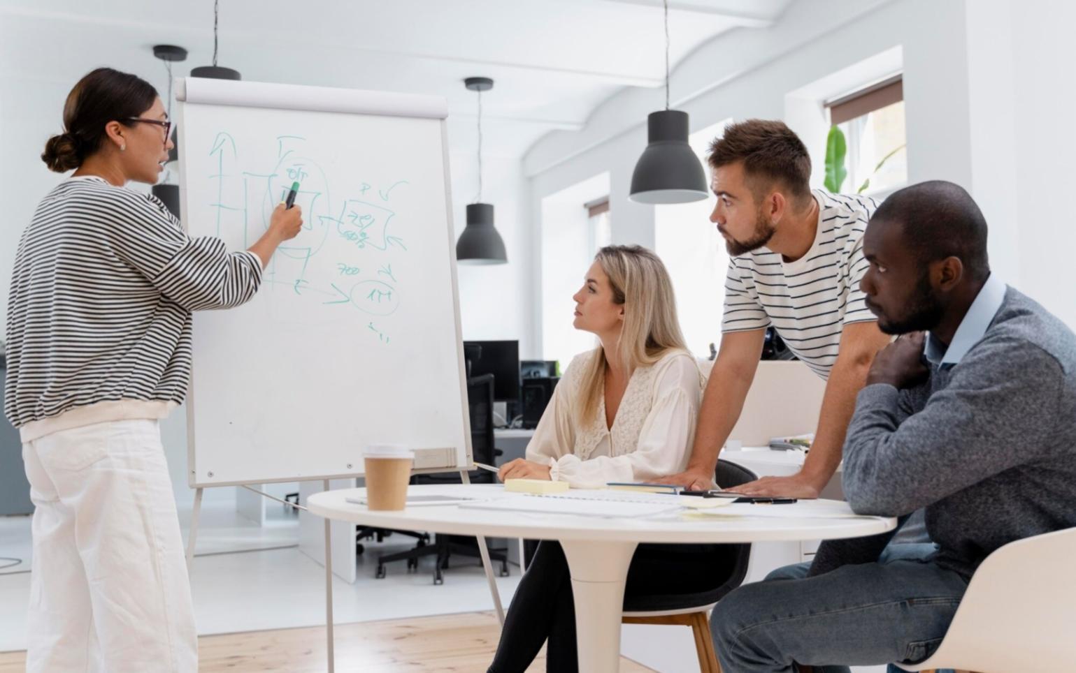 Finanzanalyse Arbeitsplatz mit Berichten und Grafiken