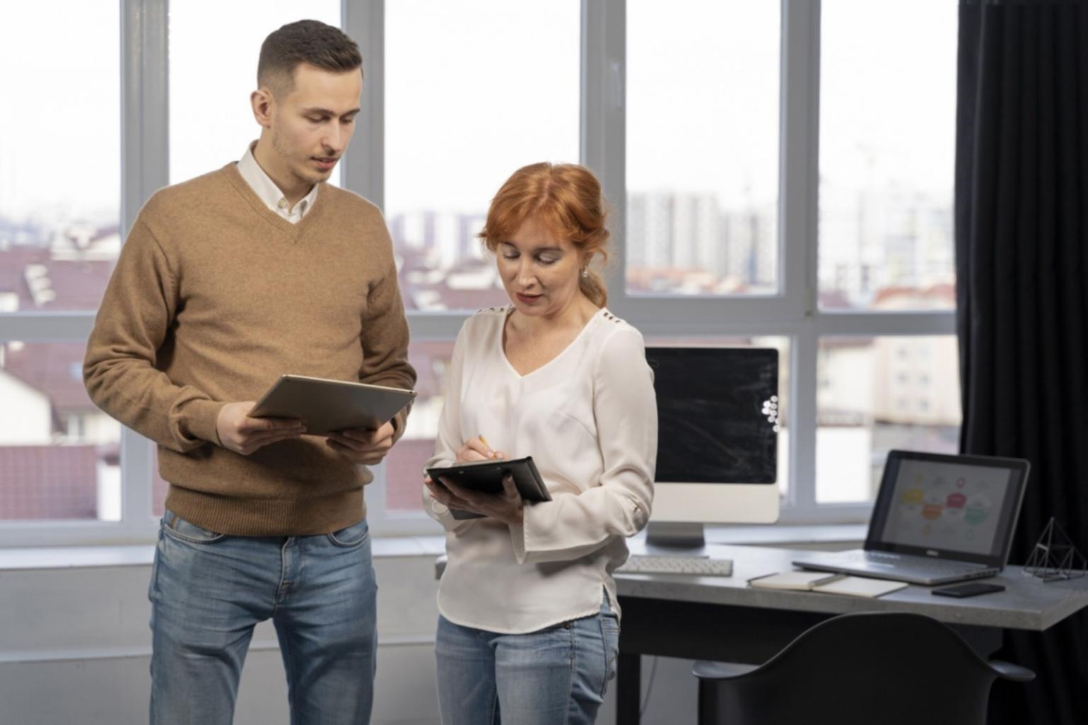 Arbeitsplatz für Finanzanalyse und strategische Geschäftsberatung in München